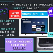 Oferta, TV HD, de 32' marca Fhilips con cajita - Img 45543007