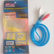 Cable RCA-3.5mm $1500, cable RCA-RCA $1500 - Img 53627989