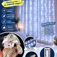 Guirnaldas de luces LED en forma de cortina 💎 10 USD - Img 56989656