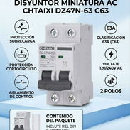Breaker disyuntor CHTAIXI 63A de dos polos - Img 57152702