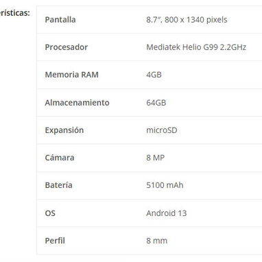 Samsung Galaxy Tab A9 WiFi 4/64GB con forro de regalo. Sellados en caja - Img 105211911