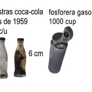 Mini botellitas de coca cola y fosforera en venta - Img 55332326