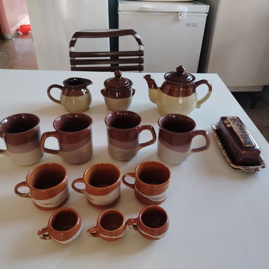 juego de platos, tazas, mantequillera, azucareras - Img 124883779