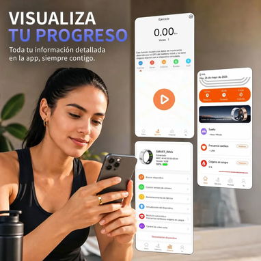 Anillo Inteligente.  Anillo de ayuda para control y monitorro de salud. - 7/10