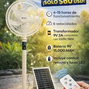 Ventilador con panel solar - Img 55461631