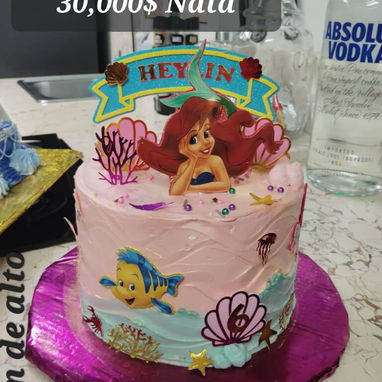 Cake personalizados varias medidas tamaños y precios, además de buffett, ensalada fría, croquetas y dulces finos - Img 127964348