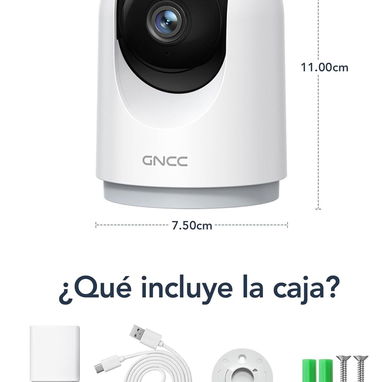 Cámara de Vigilancia WiFi 2K – Control Total 355° PROFESIONAL - Img 126093143