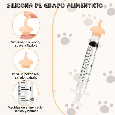 Kit de Alimentación para Mascotas Bebés/ 12 piezas - 3/4