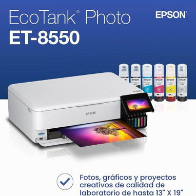 IMPRESORA FOTOGRÁFICA EPSON ECOTANK ET-8550 - 2/3