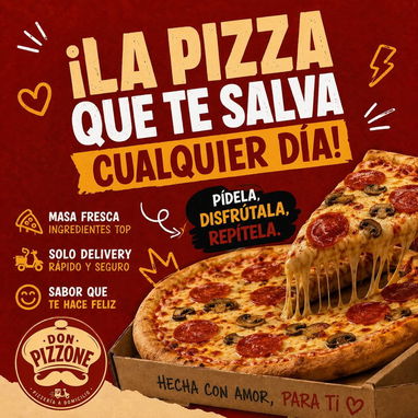 Pizzas de queso a domicilio - Img 125438606