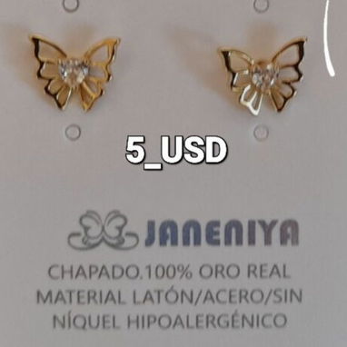 Finos Aretes _ Oro laminado - Img 120513511
