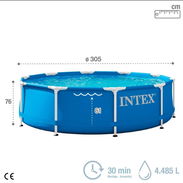 Piscina de tubo con filtro y recirculador de agua - Img 57940441