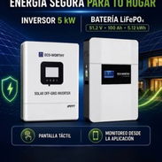 Inversor de 5 kW + batería de 5 kWh* - Img 57119767