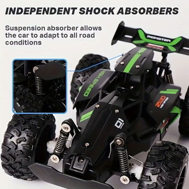 Vendo potente carro RC off-road con diseño SUV, perfecto para carreras en todo tipo de terrenos: tierra, pasto, arena y - Img 108240141