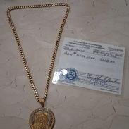 Cadena y dije Oro 18k certificada llámame 59696572 - Img 56187788