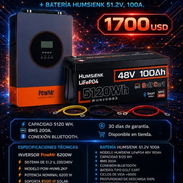 6k Kit solar 220V⚡ Inversor PowMr+ batería Humsienk ⚡ Em - Img 55572511