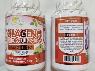 Colageno Hidrolizado pomo 100 cápsulas natural 52841235 - Img 56656662
