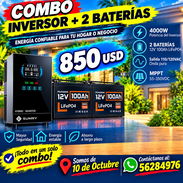 ⚡🔋 ¡QUE LOS APAGONES NO TE DETENGAN! 🔋⚡ 🏠☀️ ¡Lleva energía a tu hogar o negocio con este increíble combo! - Img 58114317