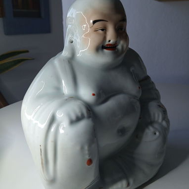 Juego de 3 Budas de porcelana china - Img 121319413