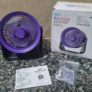 Ventilador recargable. Con 5 velocidad y Luz cálida. Se puede poner en la pared Precio 9000$ - Img 55594637