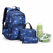 JUEGO DE MOCHILAS para la escuela + lonchera de almuerzo - Img 56279944