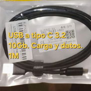 Cable USB a tipo C/ Datos alta velocidad 10Gb - Img 58245998