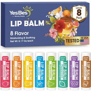 Paquete de 8 bálsamos labiales/bálsamo labial natural con vitamina E y aceite de coco/8sabores /new - Img 45562385