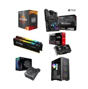 PC AMD Ryzen 🤩5 4500 B550 Gaming KITS RX 9060 XT 8GB 16GB RGB 750W ✅0km - Img 50266491