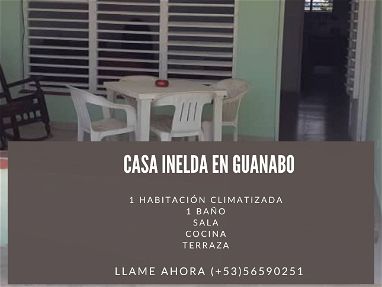 Renta casa de 1 habitación,baño, sala, cocina, terraza en Guanabo - Img 65396310