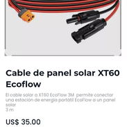 Cable de panel solar XT60 Ecoflow - Img 55390738