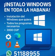 INSTALACION DE WINDOWS POR TODA LA HABANA A DOMICILIO - Img 49968259