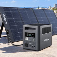 Vendo kit solar 🔋☀️ Combo Estación Energía AFERIY 1024Wh + Panel Solar nuevo con garantia - Img 58136161