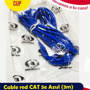 Cable de red CAT5e Azul 3 metros (NUEVO) - Img 45464612
