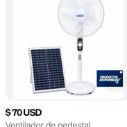 Ventilador de pedestal recargable - Img 58171673