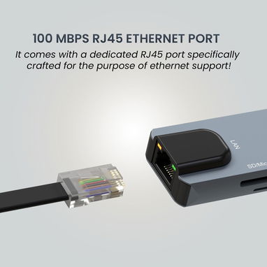 🔌 ¡En venta! Portronics Mport 8 USB-C Hub Docking Station (8-en-1) con 4K - Img 103149085