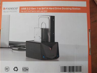 Docking Station USB 3.2 Gen 1 a SATA HDD. Nuevo en caja - Img main-image-45618675