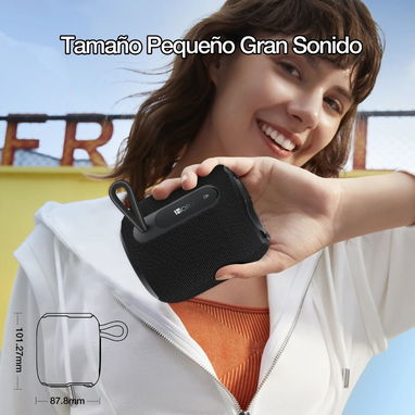 1Hora - Bocina Bluetooth portátil BOC243 🌐 Colores ❤️🖤 - Img 127563882