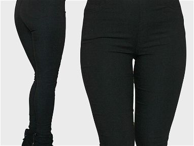 Pantalon de mujer negro tipo licra elastizado ideal para trabajar en gastronomía 52465450 - Img 49683645