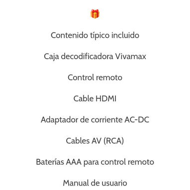 Cajita externa vivamax para tv - Img 112938434