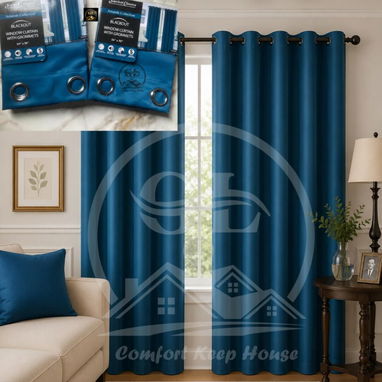 Cortinas tapa sol blackout el juego d dos paños - Img 123877014