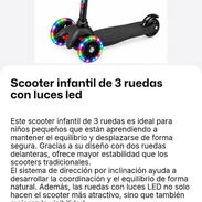 Scooter eléctrico infantil con luces RGB - Img 58194569