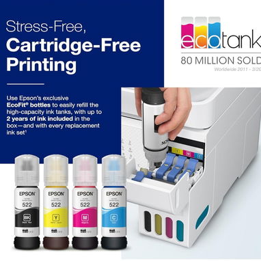 IMPRESORA EPSON ECOTANK ET-4800 - MULTIFUNCIÓN INALÁMBRICA 🖨️🌐 $411.45 - 2/4