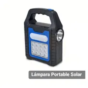 Lampara portable solar R300SL. 1200 mAh*2pcs. Azul - Img 52819024