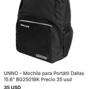 UNNO – Mochila para Portátil Denver 15.6 – BG2502BK - Img 50382605