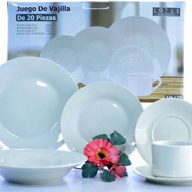 Vajillas de losa 20 piezas - 7/7