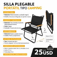 Silla Plegable Portátil: Tipo Camping - Img 55963896