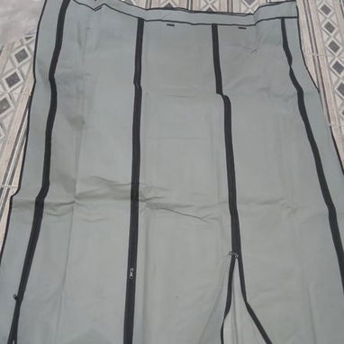 Closet Plegable Con Estructura Metálica Y Tela Antipolvo Armario Portátil Plegable Con Barra De Colgar Metálica VT# - 3/3