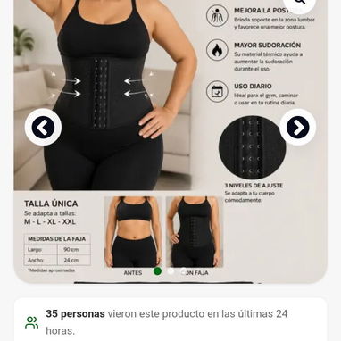 Faja reductora talla L - 2/2