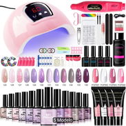 KIT DE UÑAS CON PINTURAS DE GEL - Img 58040773