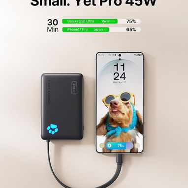 🔋 POWER BANK INIU 10000MAH 45W USB-C INTEGRADO + LINTERNA – ENVÍO DISPONIBLE + GARANTÍA - 2/7